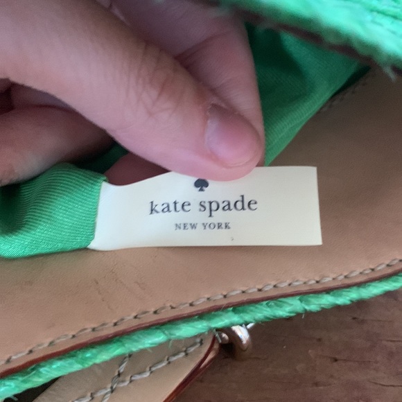 Kate Spade Striped Straw Tote - Picture 6 of 8